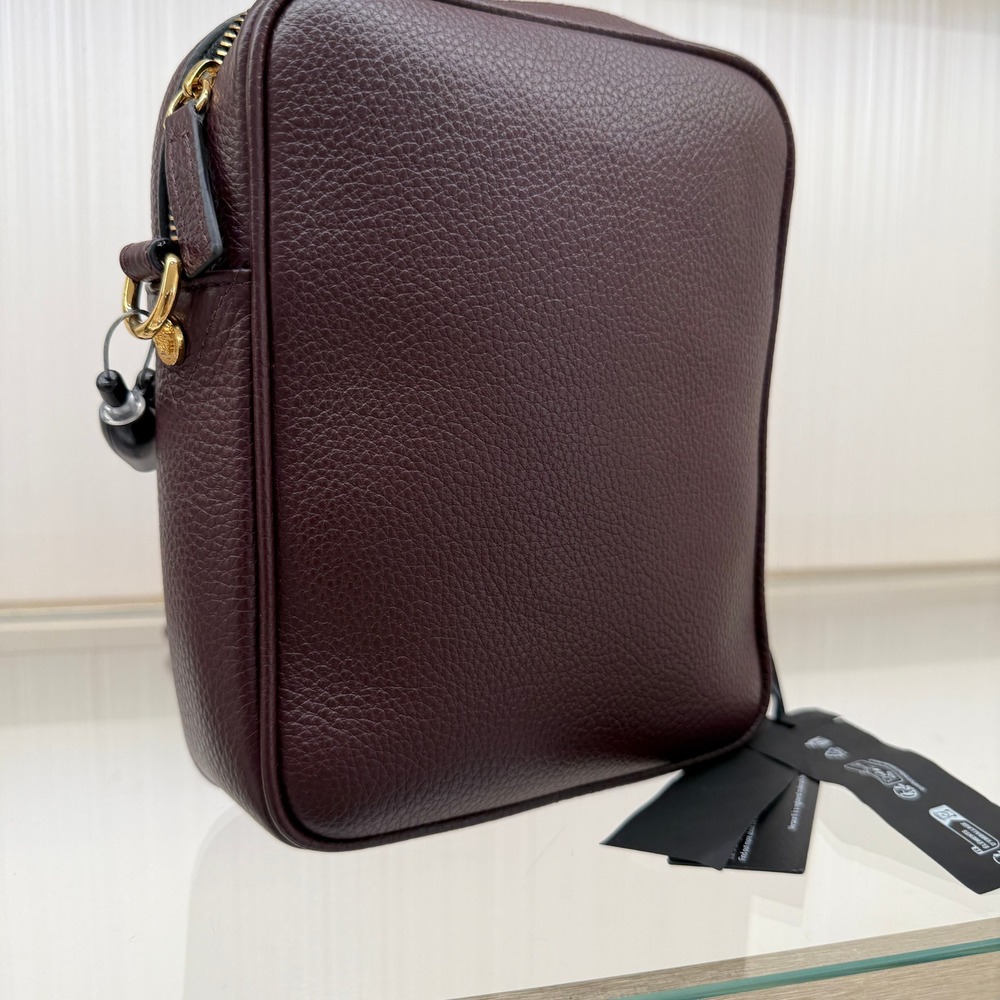 Versace Crossbody Bag Vitello Granato Garnet Oro Medusa Biggie 1002885 Bag - Picture 4 of 16